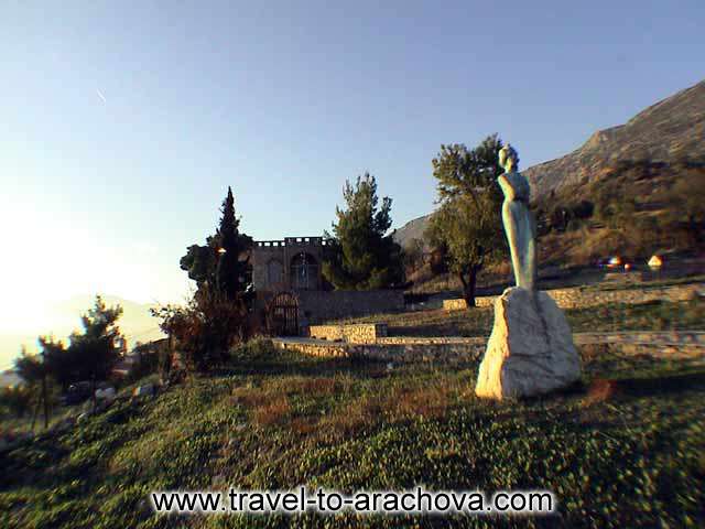 Travel to Arachova Photo Gallery  -  SIKELIANOS HOUSE IN DELPHI